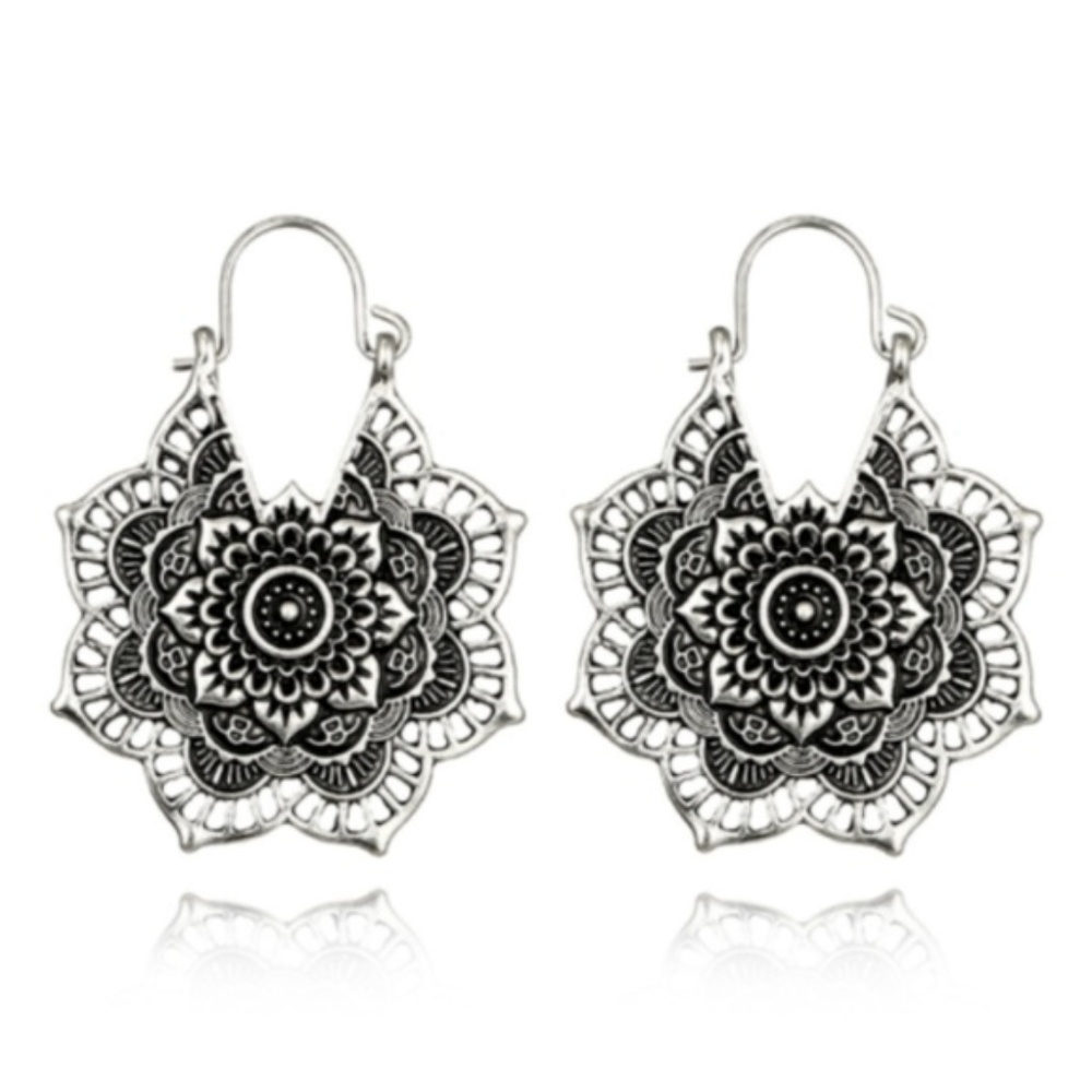 🎉HP! Boho mandala earrings - Gorgeous! - Picture 4 of 6